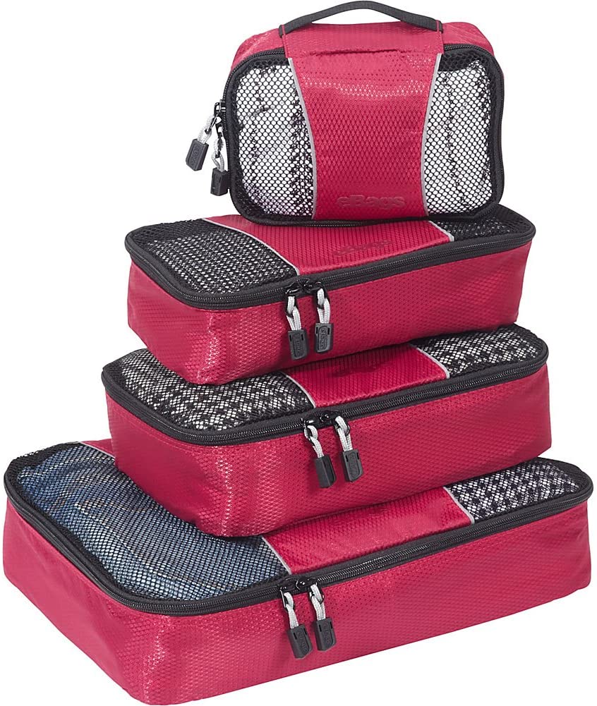 4 piece set of packing cubes