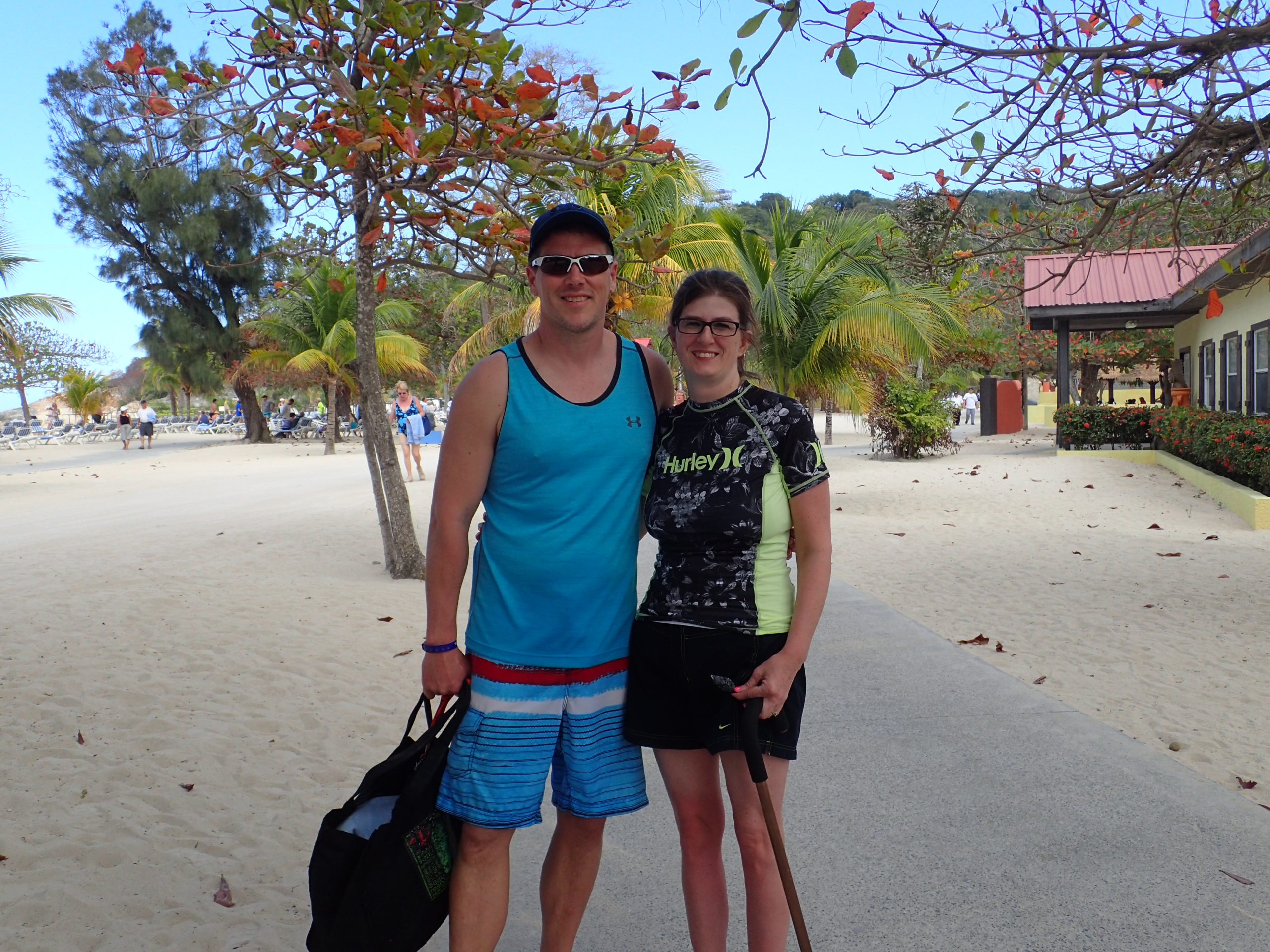 Chris and Kathleen at Labadee