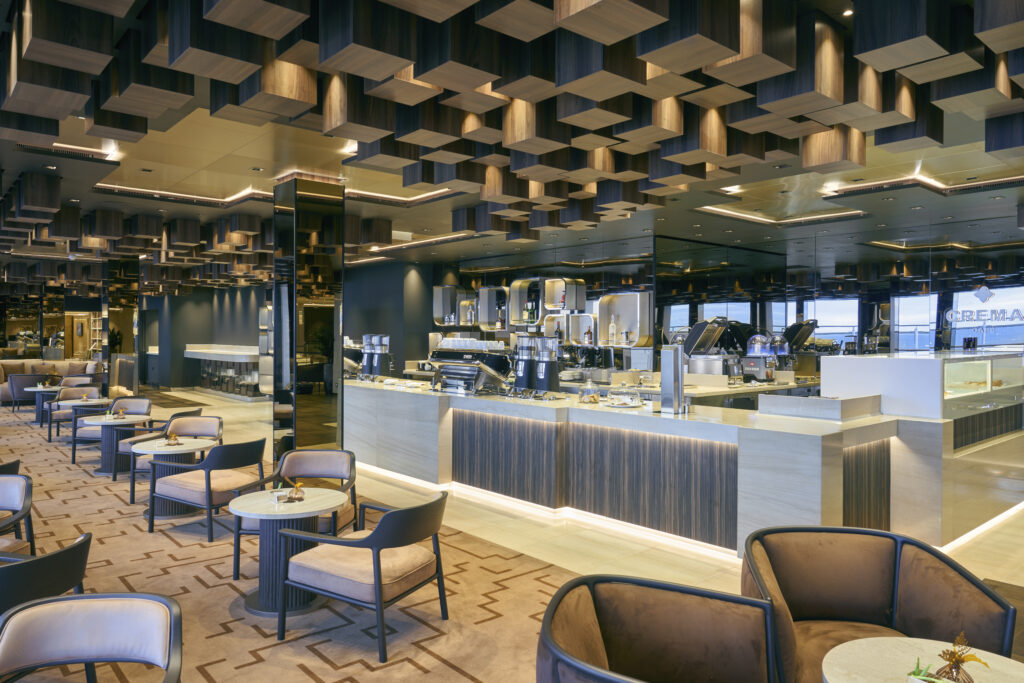 Crema Cafe Bars and Lounges on Explora Journeys